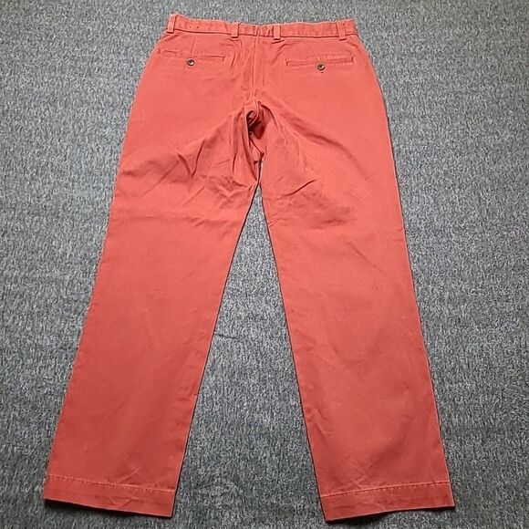 Brooks Brothers Milano Mens 32x30 Chino Pants Chestnut Office Work Career - Picture 9 of 10